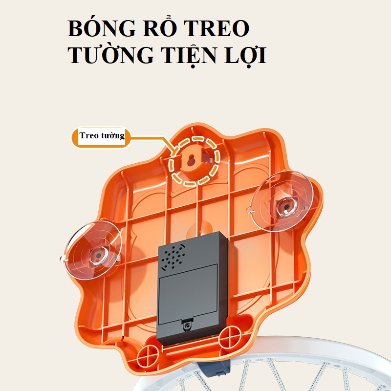 Đồ Chơi Cho Bé Trai Bé Gái - Đồ Chơi Bóng Rổ Cho Bé Treo Tường Có Cảm Ứng Tính Điểm Phát Nhạc Cổ Động - Đồ Chơi Trẻ Em Thông Minh - Đồ Chơi Trẻ Em HT SYS