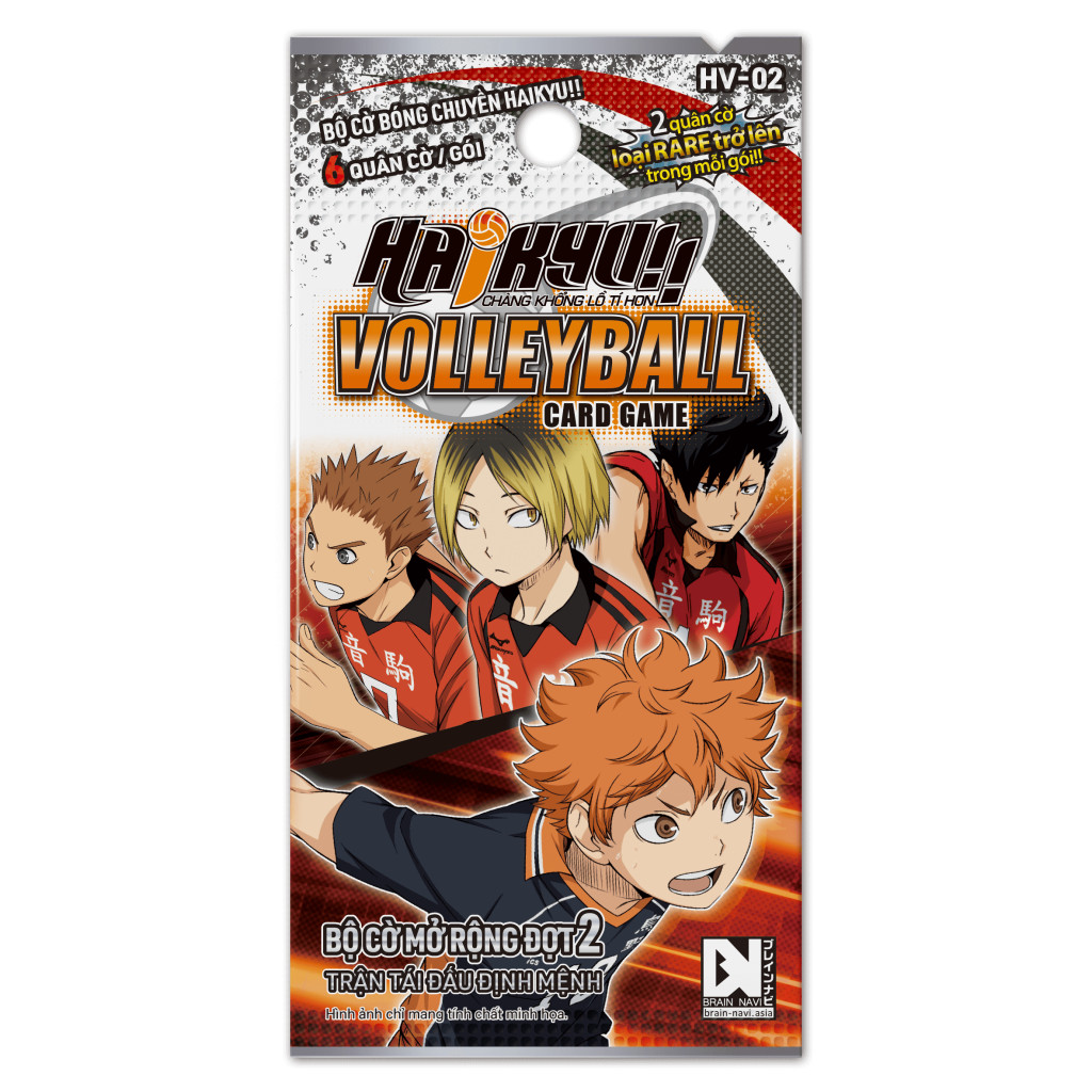 Gói cờ mở rộng HV-02 - Bộ cờ bóng chuyền HAIKYU - 6 Quân cờ / Gói