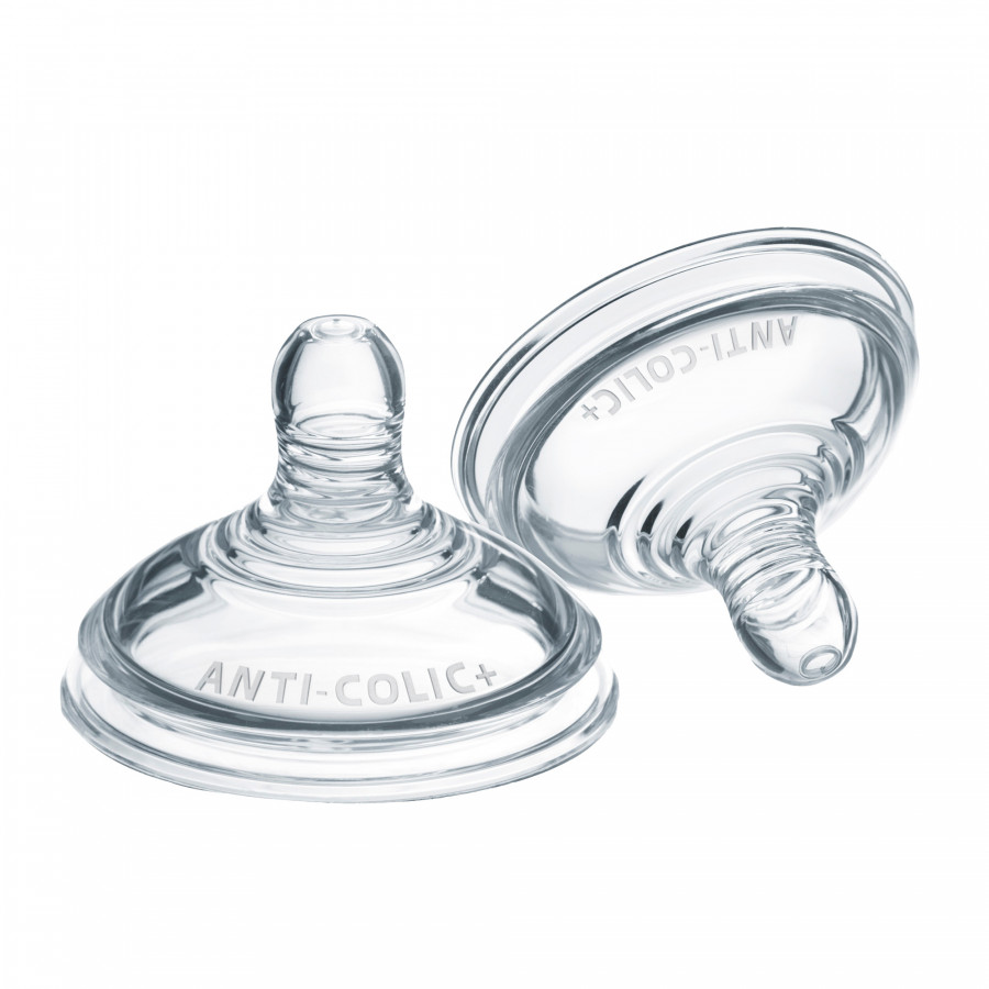 Núm ty silicon thay bình sữa Tommee Tippee Advanced Anti-Colic Medium Flow 3-6 tháng
