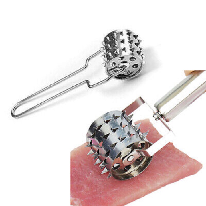 Dụng Cụ Làm Mềm Thịt Dạng Lăn Inox Cao Cấp