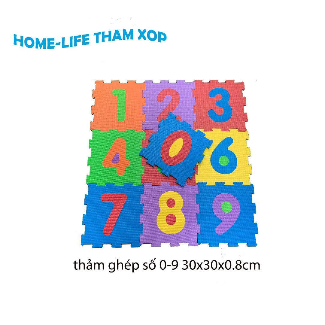 Thảm Xốp Ghép Hình Cho Bé kích thước 10 tam