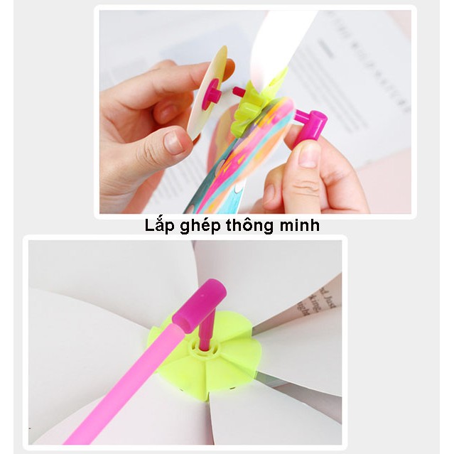 Chong chóng tô màu sáng tạo - Đồ chơi DIY siêu cute cho bé