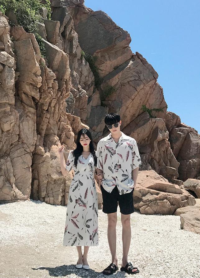 Áo váy đôi đi biển đẹp