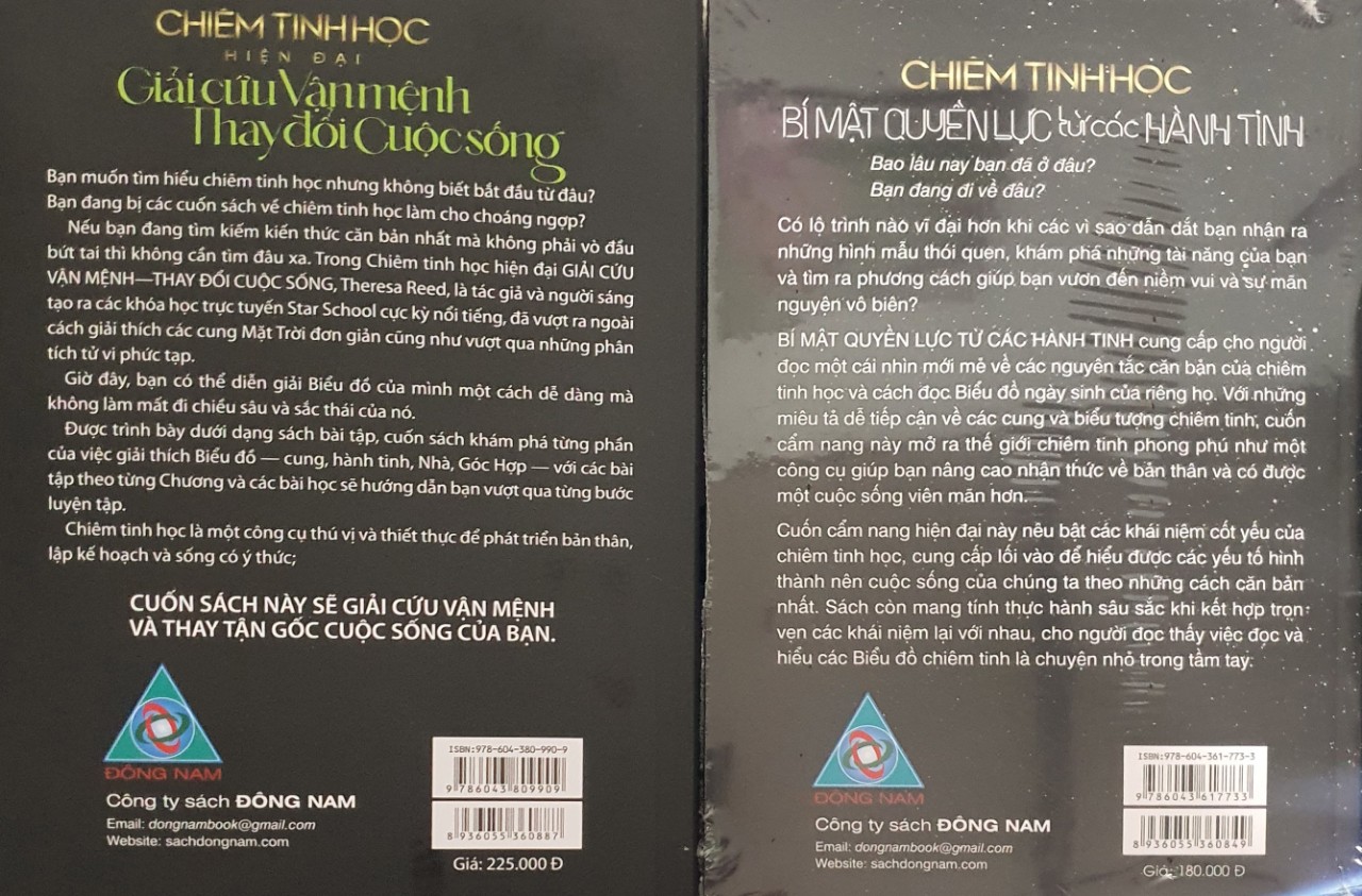 CHIÊM TINH HỌC - BÍ MẬT QUYỀN LỰC TỪ CÁC HÀNH TINH - GIẢI CỨU VẬN MỆNH THAY ĐỔI CUỘC SỐNG ( BỘ 2 CUỐN )