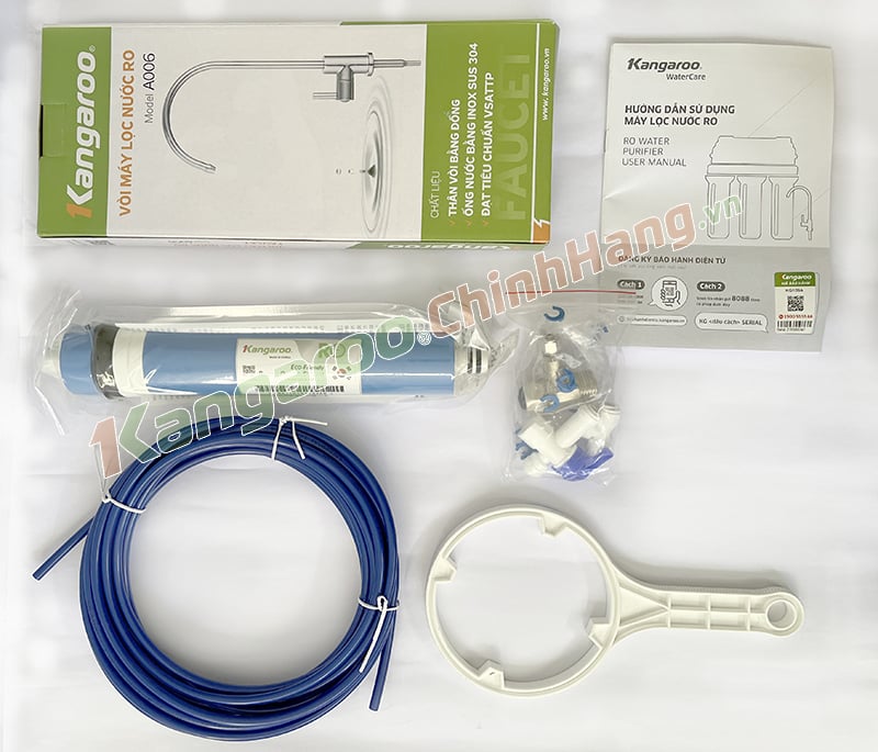 Máy lọc nước Kangaroo Hydrogen KG100HG-KV không vỏ bảo hành trong 24 tháng- Hàng chính hãng