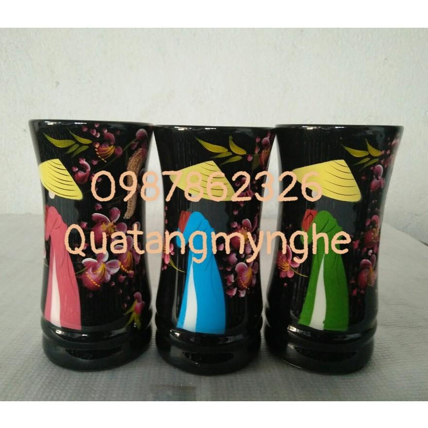 Ống gỗ cắm bút sơn mài loại đẹp