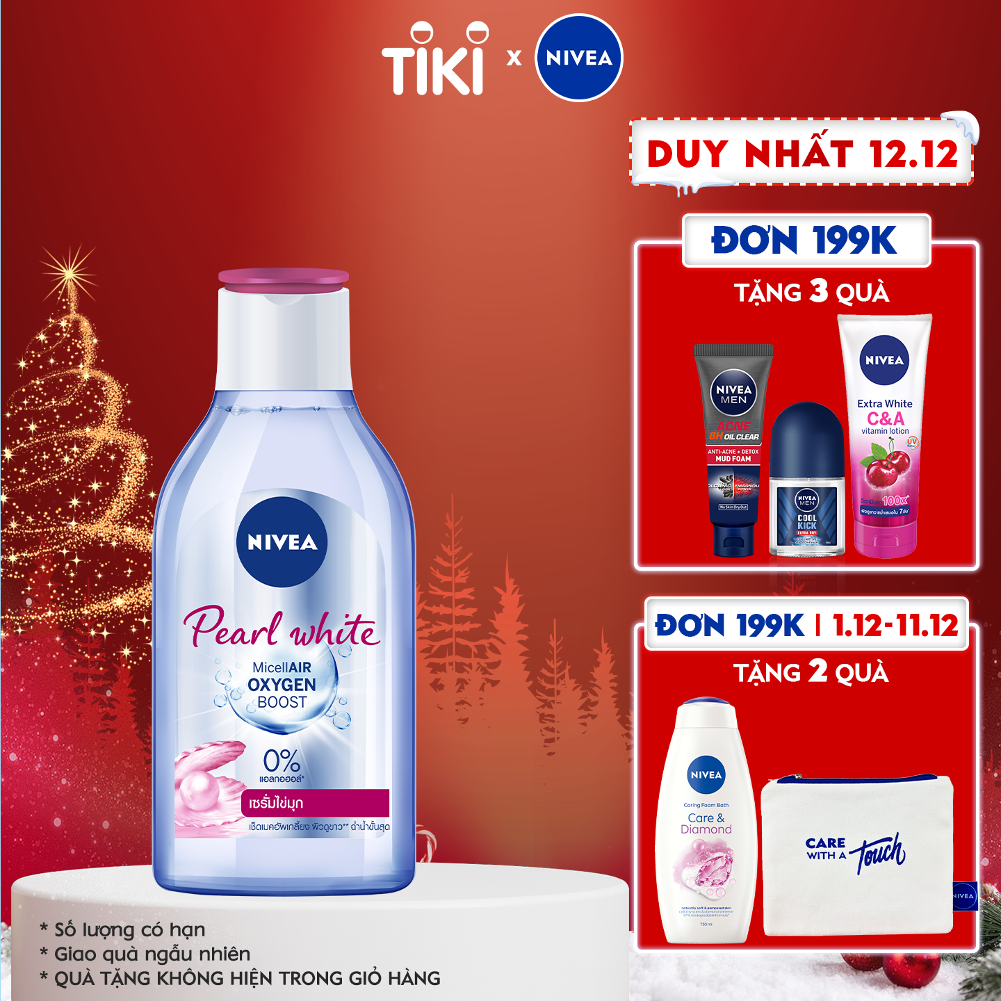 Nước Tẩy Trang NIVEA Pearl Bright Sáng Da | Sạch Sâu (400 ml) - 84912