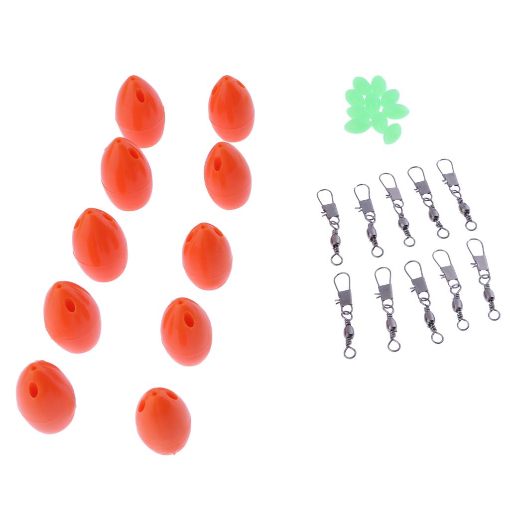 10 Pieces Bombarda Sbirolino Floating Trout Pose Fly Fishing Floats Orange