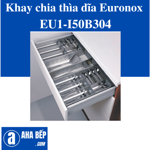 KHAY CHIA THÌA DĨA INOX EURONOX EU1-I50B304. Hàng Chính Hãng