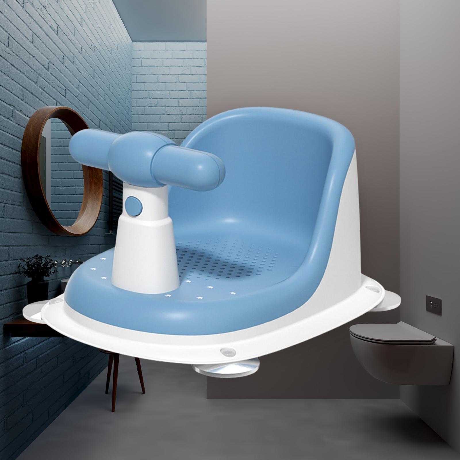 Baby Bath Seat Sit up Bathing Safety Suction for Baby Bathing 6-18 Months Pink