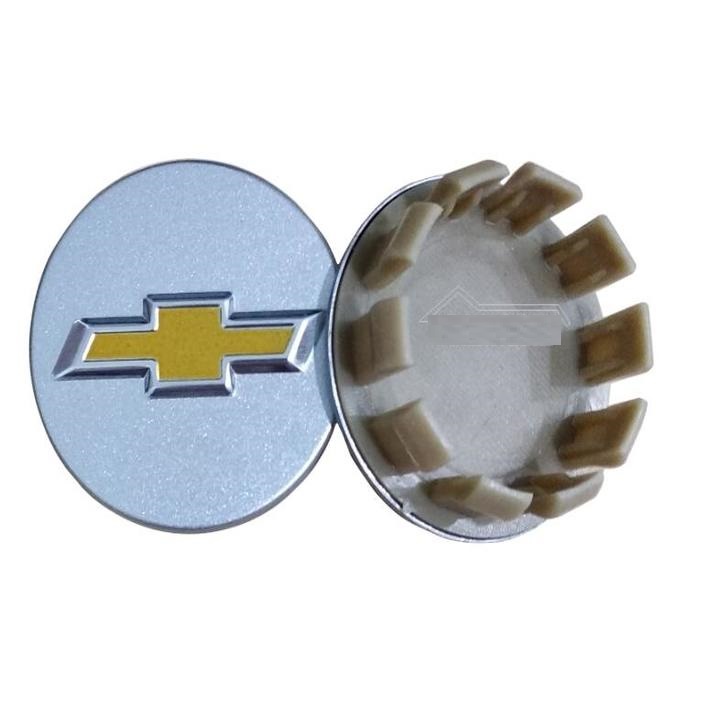 Logo chụp mâm, ốp lazang bánh xe ô tô Chevrolet đường kính 53mm