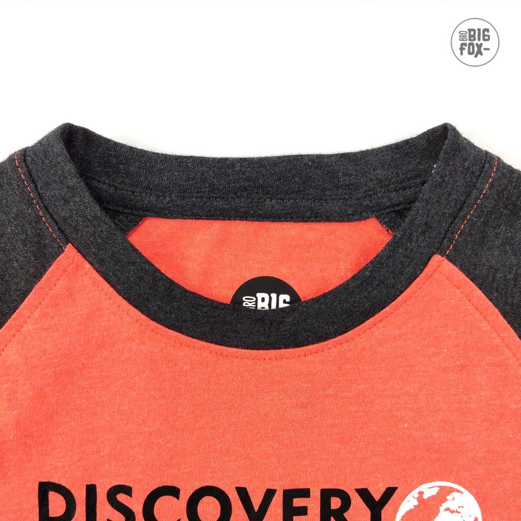 Bộ Cộc Tay Bé Trai Bigfox Size Đại, Bộ Cotton Trẻ Em Mùa Hè In Ô tô DISCOVERY 3-11