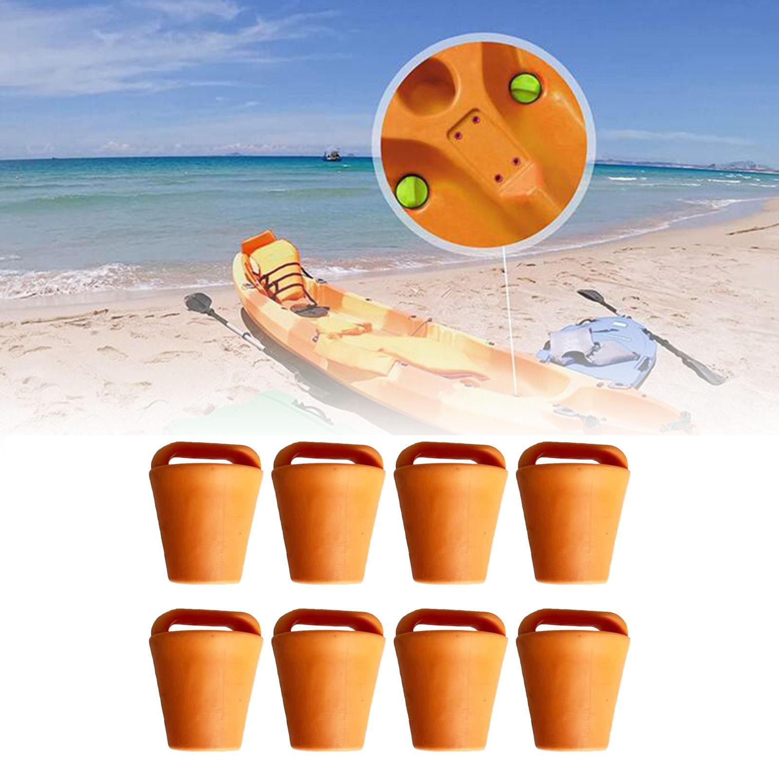 8Pcs Kayak Scupper Plug Drain Holes Stoppers Bung Kayak Drain Plug for Canoe