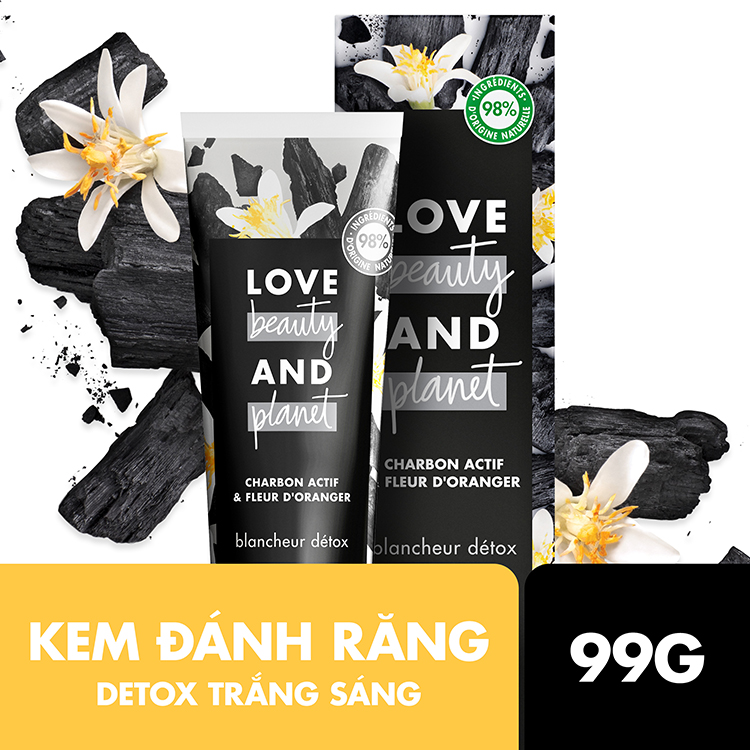 Kem Đánh Răng Love Beauty And Planet Detox Trắng Sáng 99G