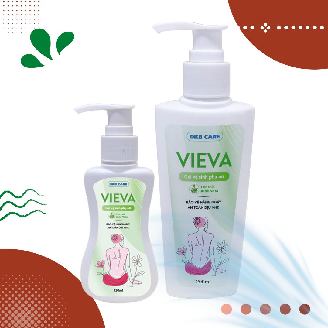 Dung dịch vệ sinh phụ nữ Vieva - Trầu không - Lô hội - Lady