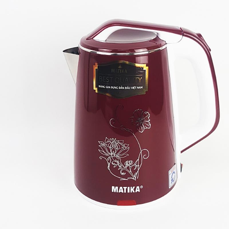 Ấm Siêu Tốc MATIKA 2.3L 1500W MTK-24 đỏ - Hàng Chính Hãng