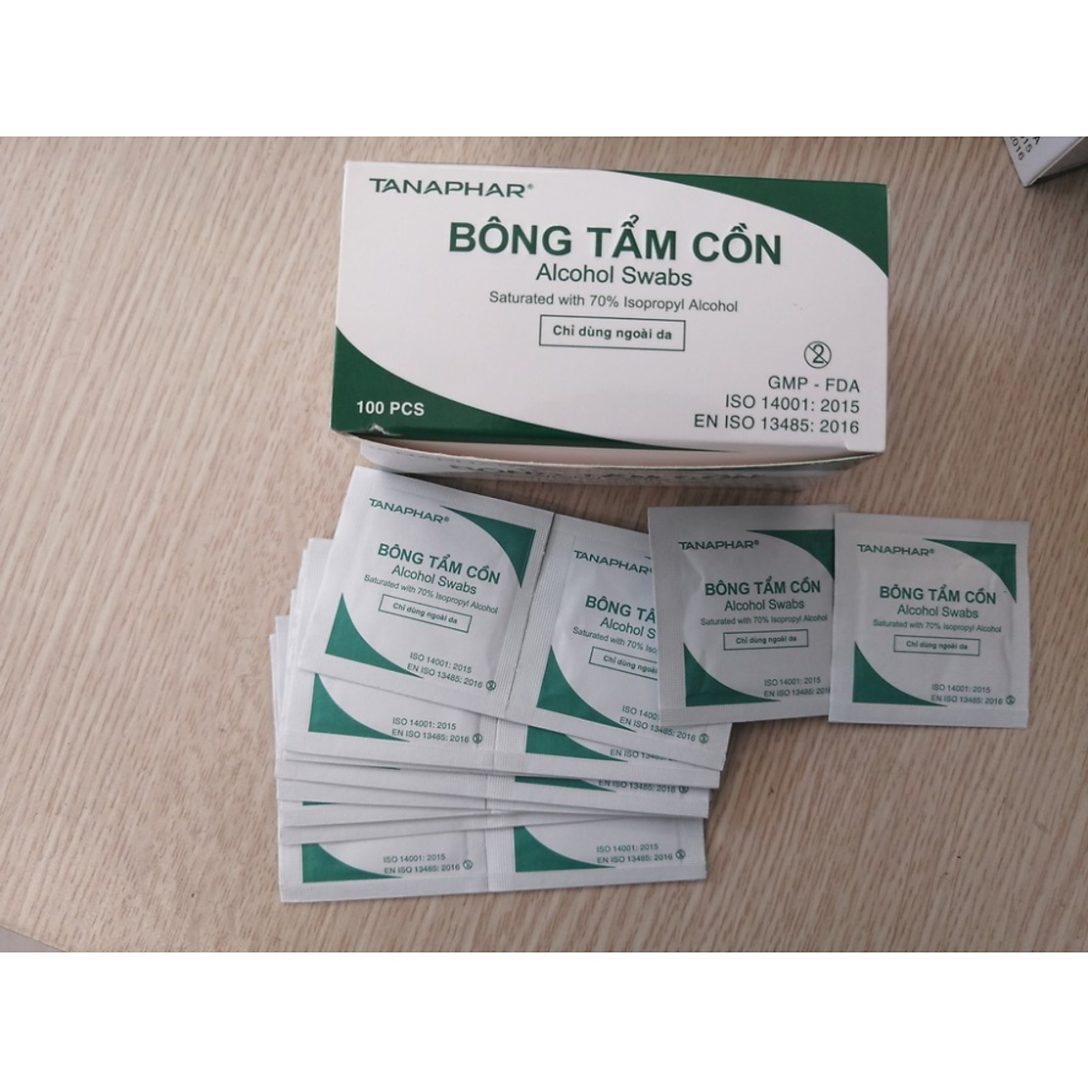 Combo 10 bông tẩm cồn