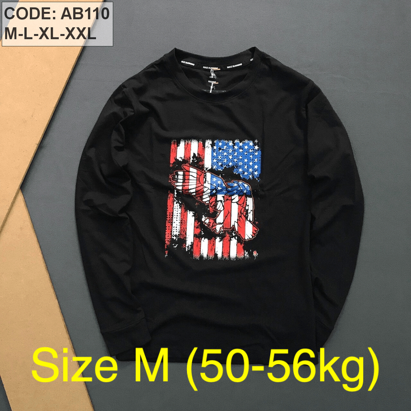 Áo thun COTTON tay dài AB110