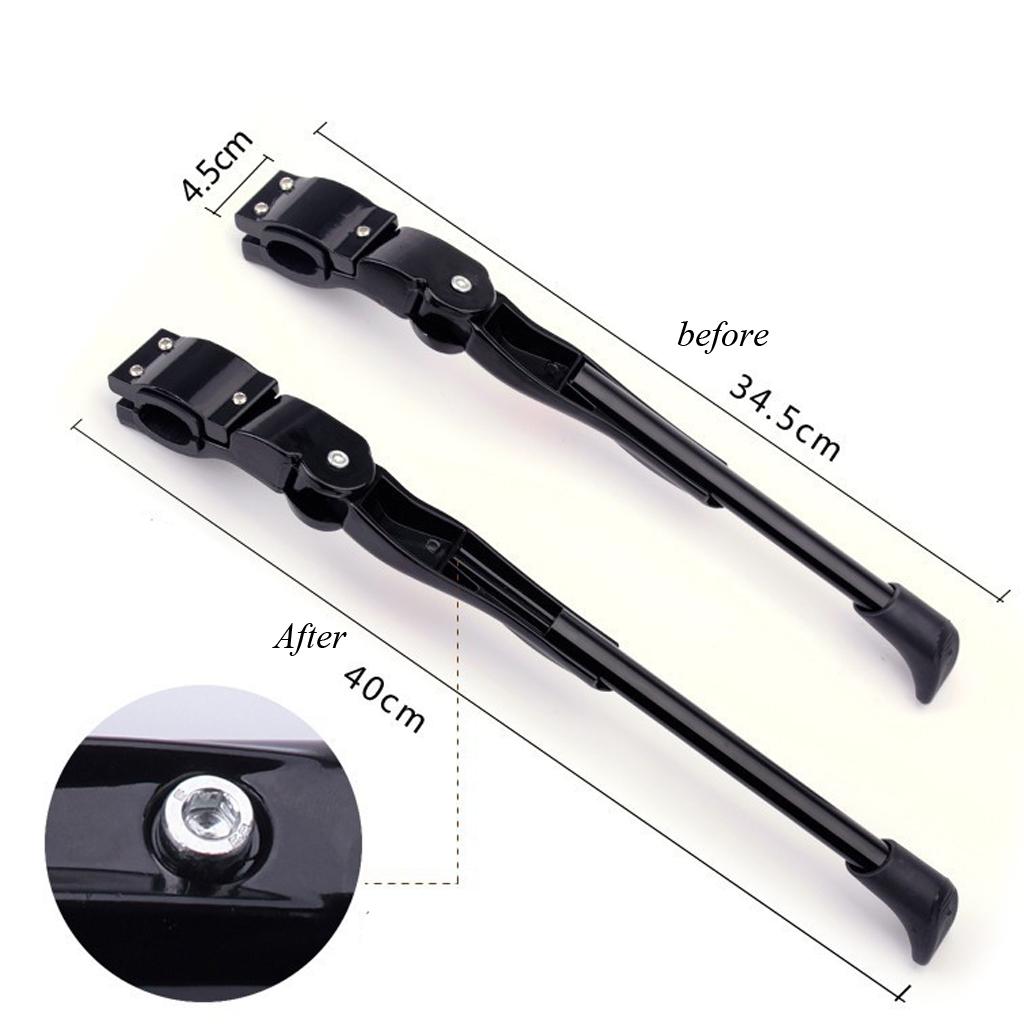 2Pcs Bicycle Kickstands Mountain Road Bike Stand Rack for 22-27'' Wheel Size