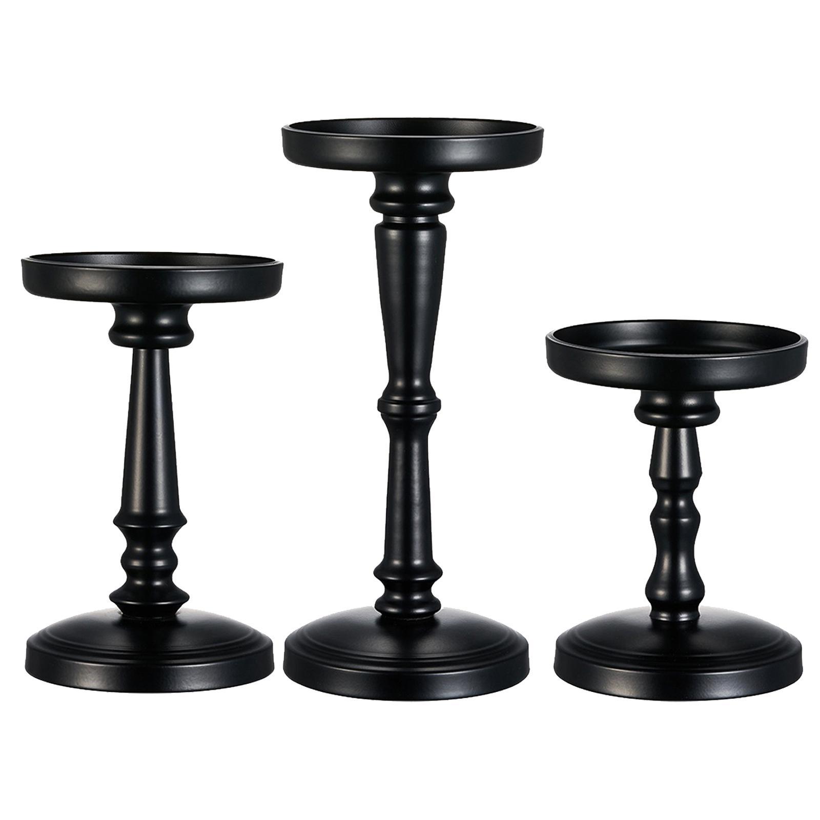 3Pcs Candle Holder Set for Living Room Centerpiece