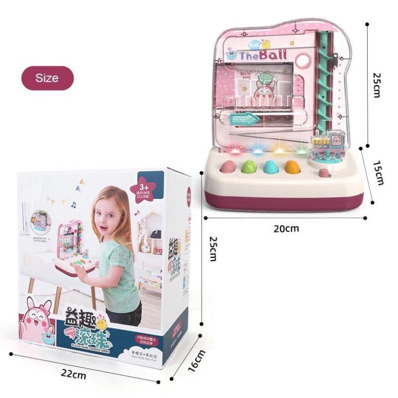 Máy Trò Chơi Bắt Bóng Lăn PINBALL Kèm Thẻ Toán Học