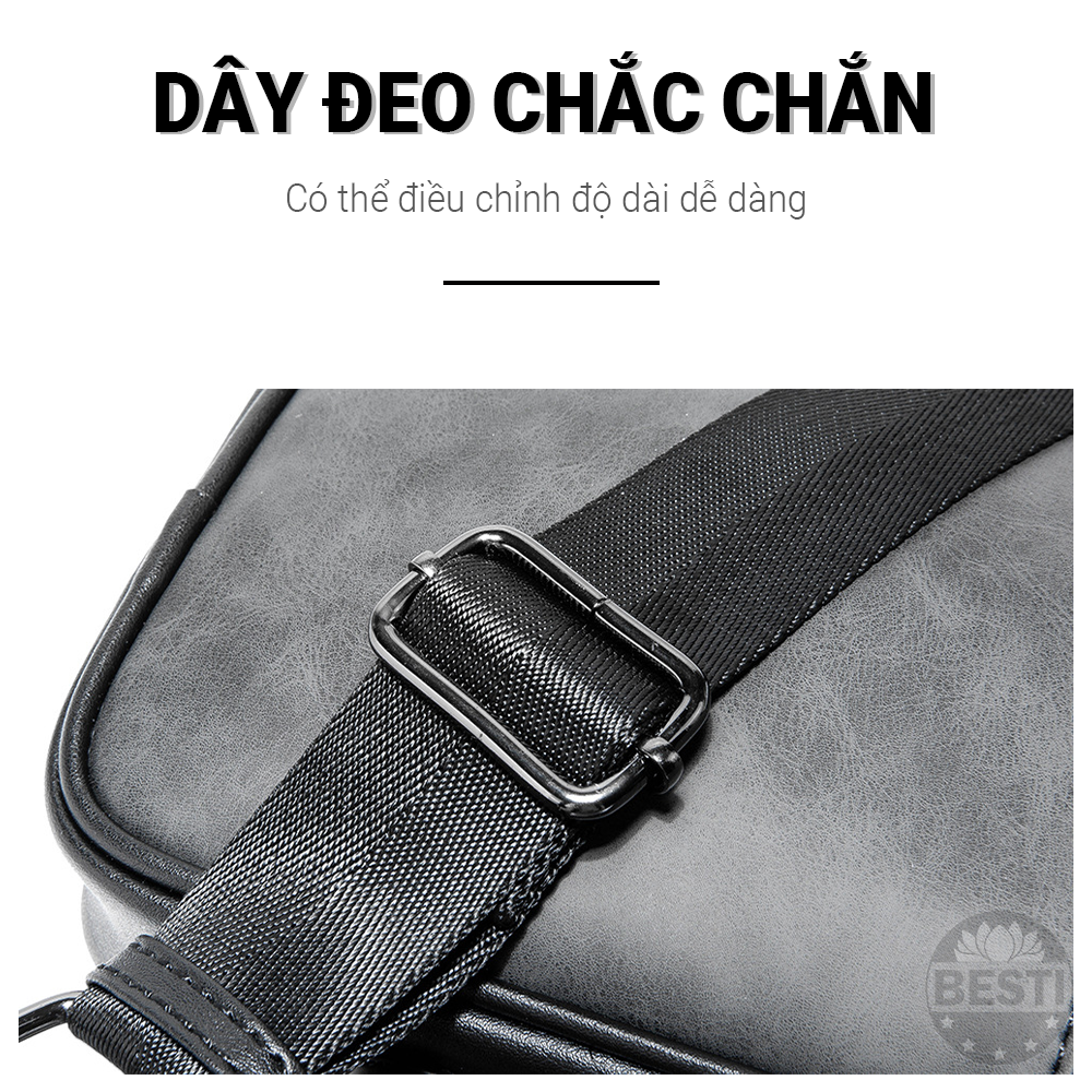 Túi Đeo Chéo Nam, Túi Đeo Chéo Cao Cấp Chống Nước Thời Trang Besti Phù Hợp Đi Chơi Phố, Du Lịch