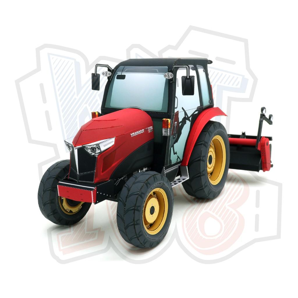 Mô hình giấy Xe nông nghiệp YANMAR Tractor