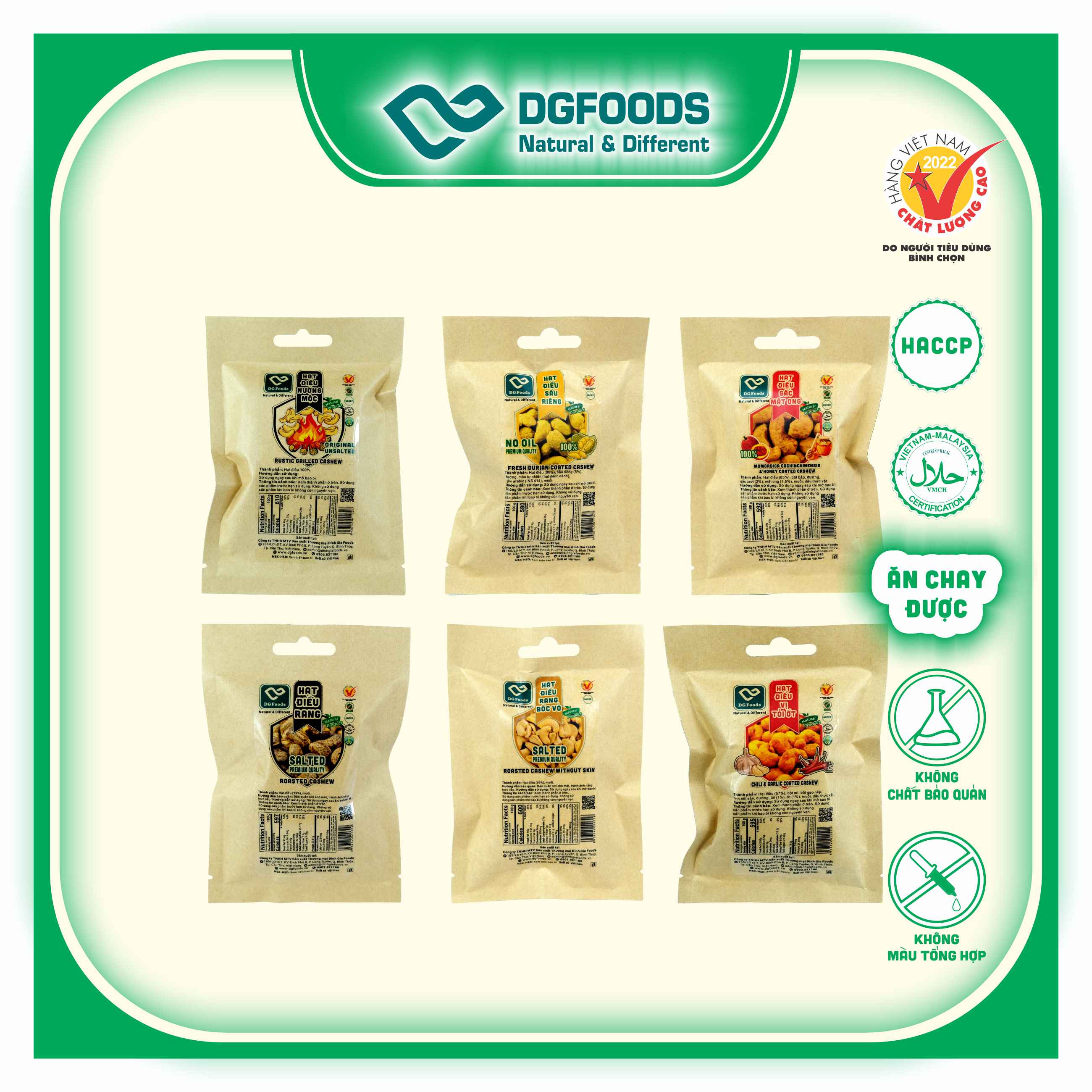 Đậu Nành Rang DGfoods 30g/ Non GMO/ Roasted soybean/ HVNCLC, Haccp, Halal, Ăn chay, Ăn kiêng, Đặc sản Cần Thơ, Horeca, quán ăn, nhà hàng, khách sạn, karaoke, khai vi