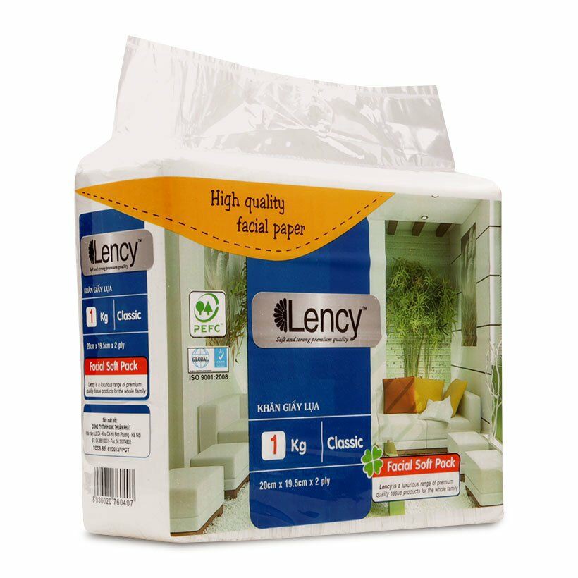 Bịch Giấy Lụa Lency 2 lớp x 1 Kg