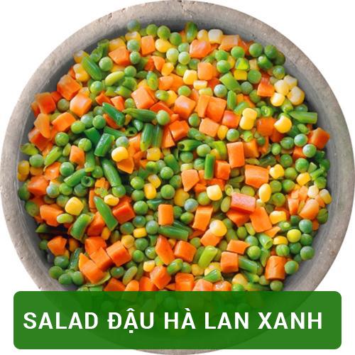 Combo 3 túi Đậu gà và Đậu lăng đỏ và Đậu hà lan xanh nguyên hạt 250g (CB03)