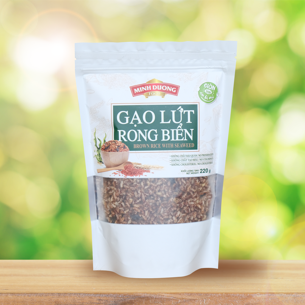 Gạo lứt rong biển Minh Dương 220g