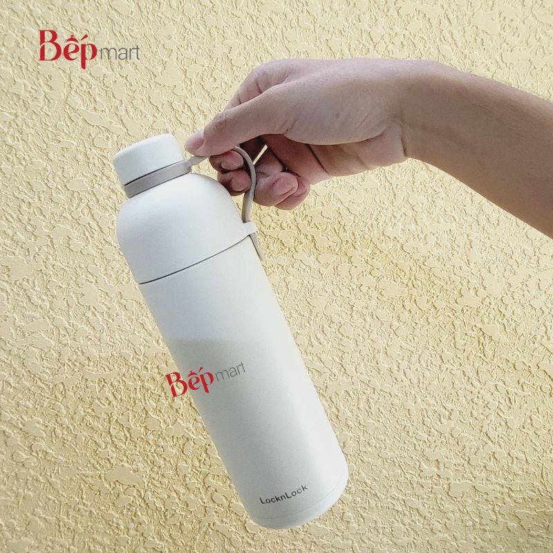 Bình giữ nhiệt LocknLock Belt Bottle LHC4267 dung tích 490ml - thép không gỉ - Hàng chính hãng