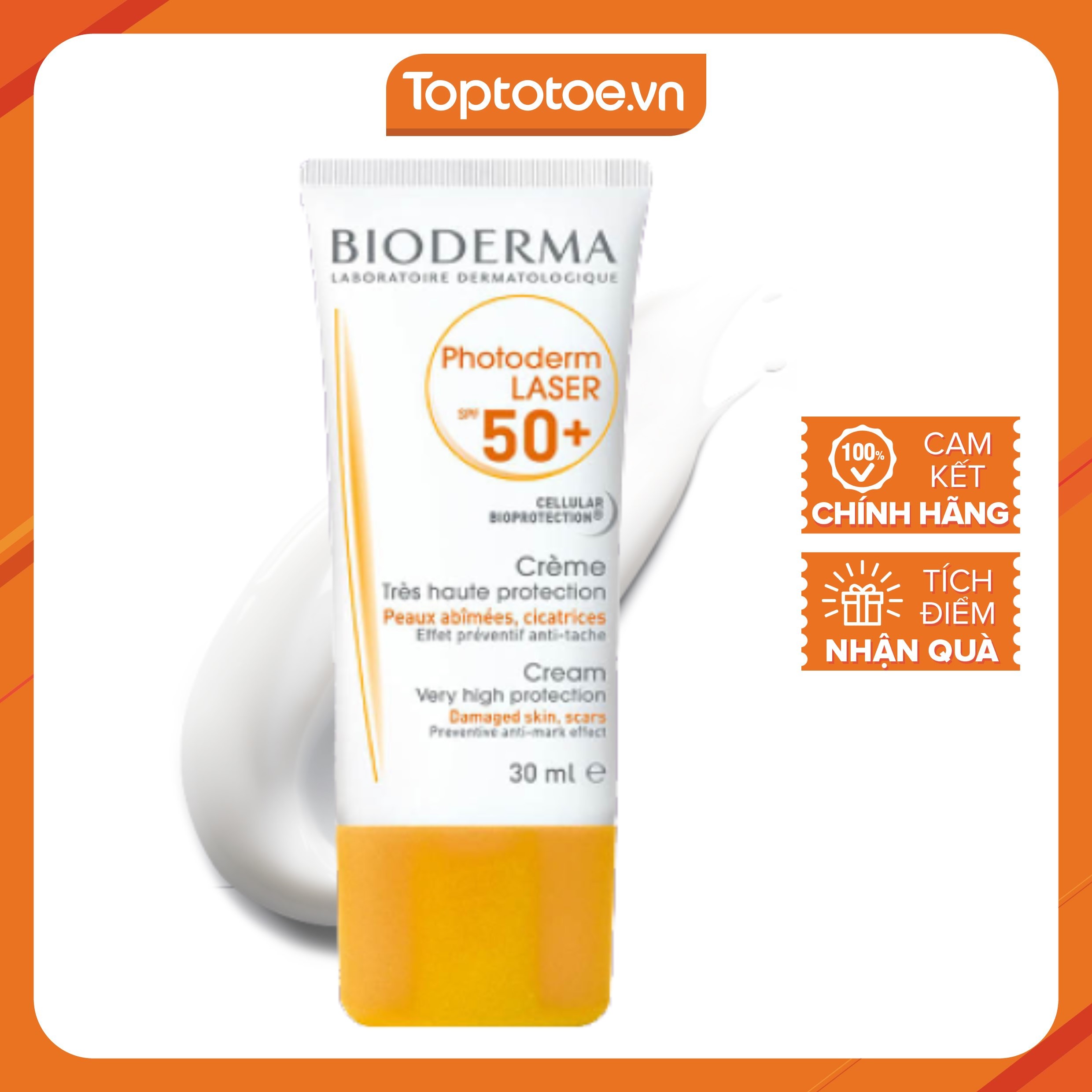 Kem Chống Nắng BIODERMA PHOTODERM Laser SPF 50+ 30ml - 028536C