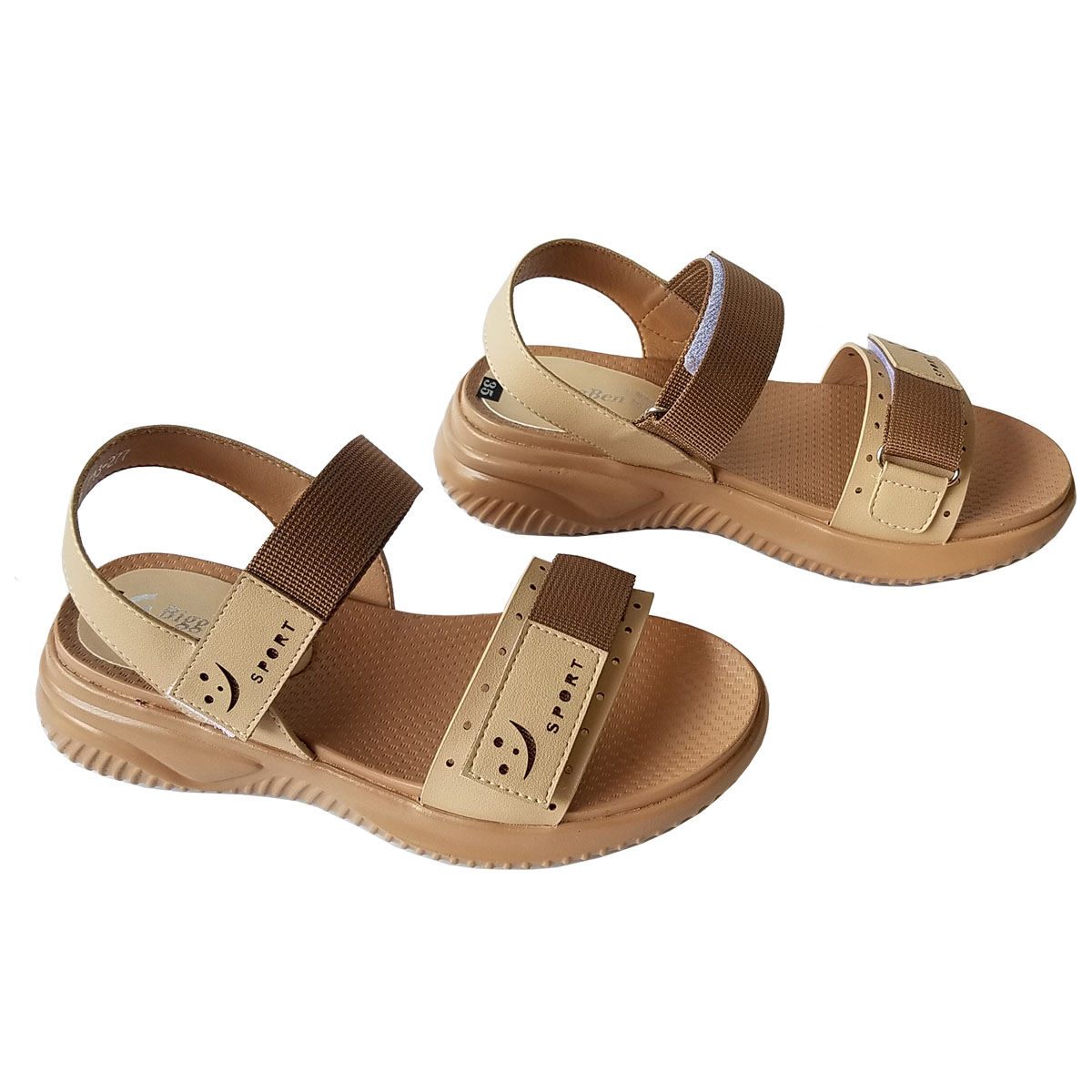 Giày sandal nữ BIGGBEN cao 4,5cm SDN76