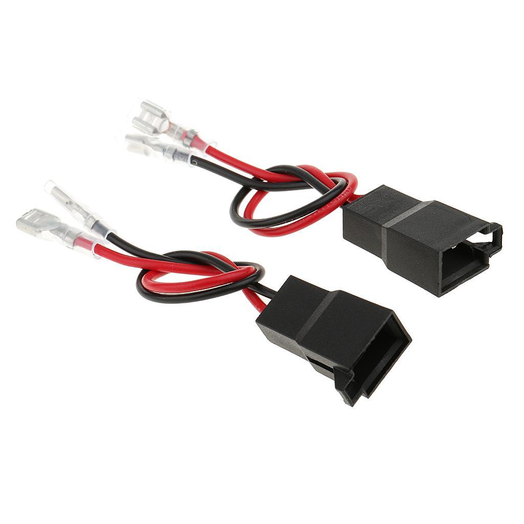 3-14pack 2 Pieces Car Audio Speaker Wire Harness Connector for VW AUDI
