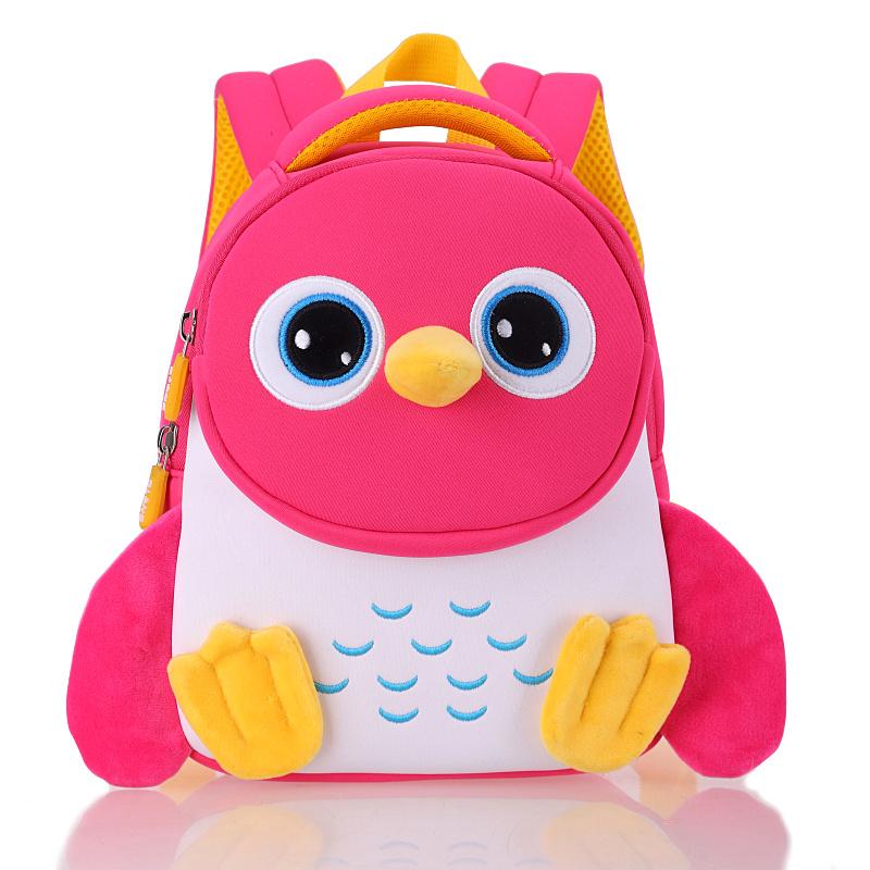 GREATOP Chim Cánh Cụt Trẻ Em Ba Lô Cho Bé Tập Đi Trẻ Em Học 3D Hoạt Hình Mẫu Giáo Mochila Cho Bé Trai Bé Gái 2-5 Tuổi