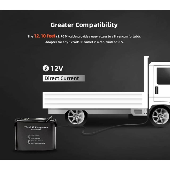 Máy bơm lốp Xe hơi – Ô tô Chính hãng Xiaomi 70MAI Midrive TP01