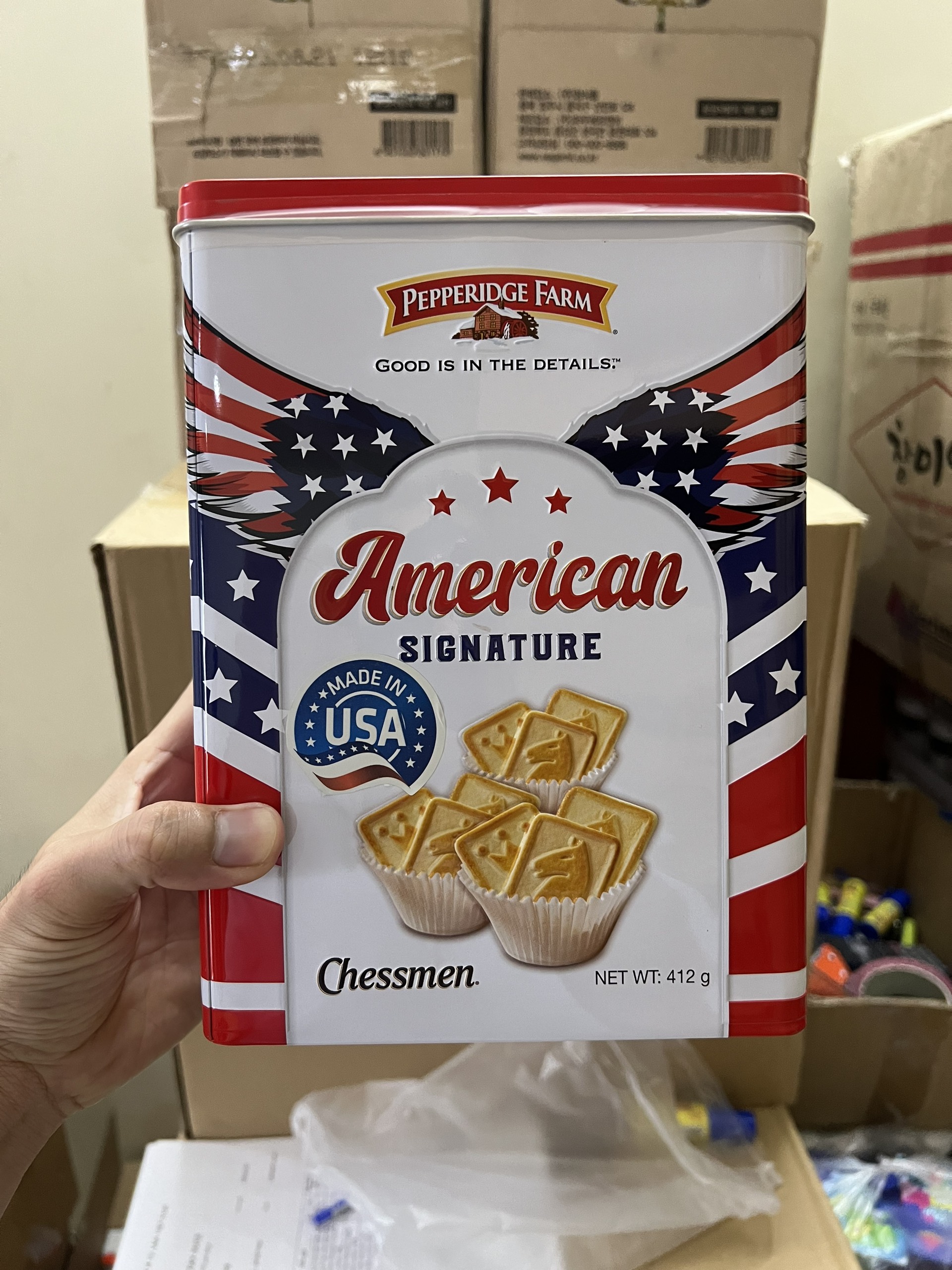 Hộp quà tết - Hộp Bánh Pepperidge Farm American Signature 412g