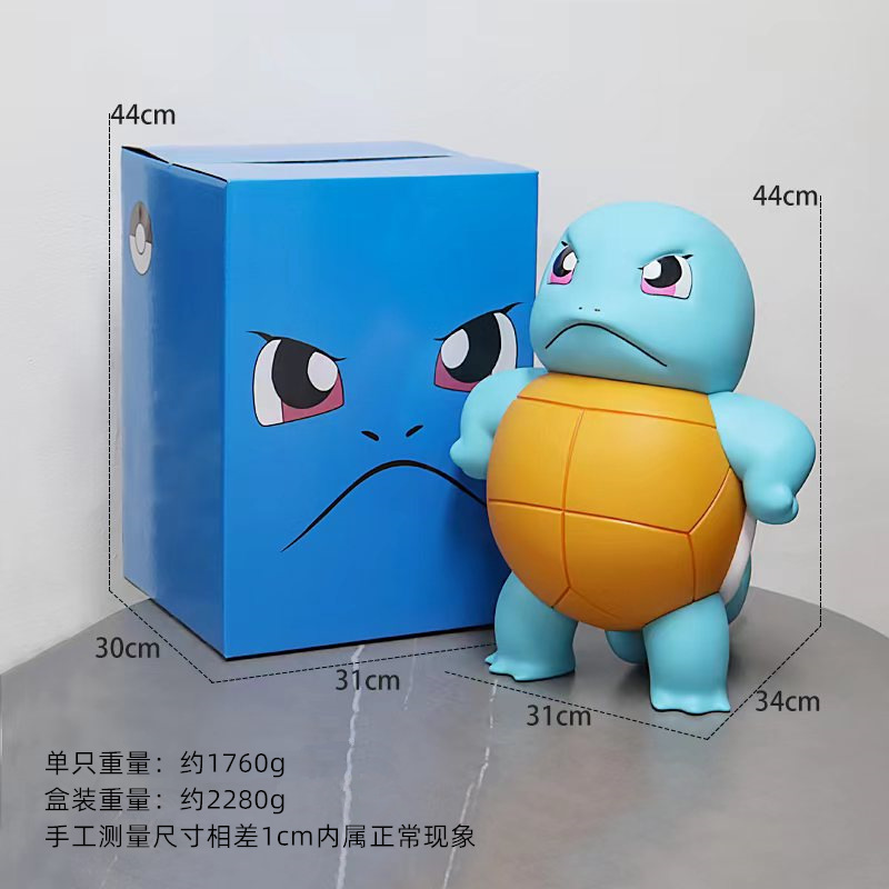 Mô hình pokemon lớn tỉ lệ thật rùa nước Zenigame ưởng ngực 2064 3-1