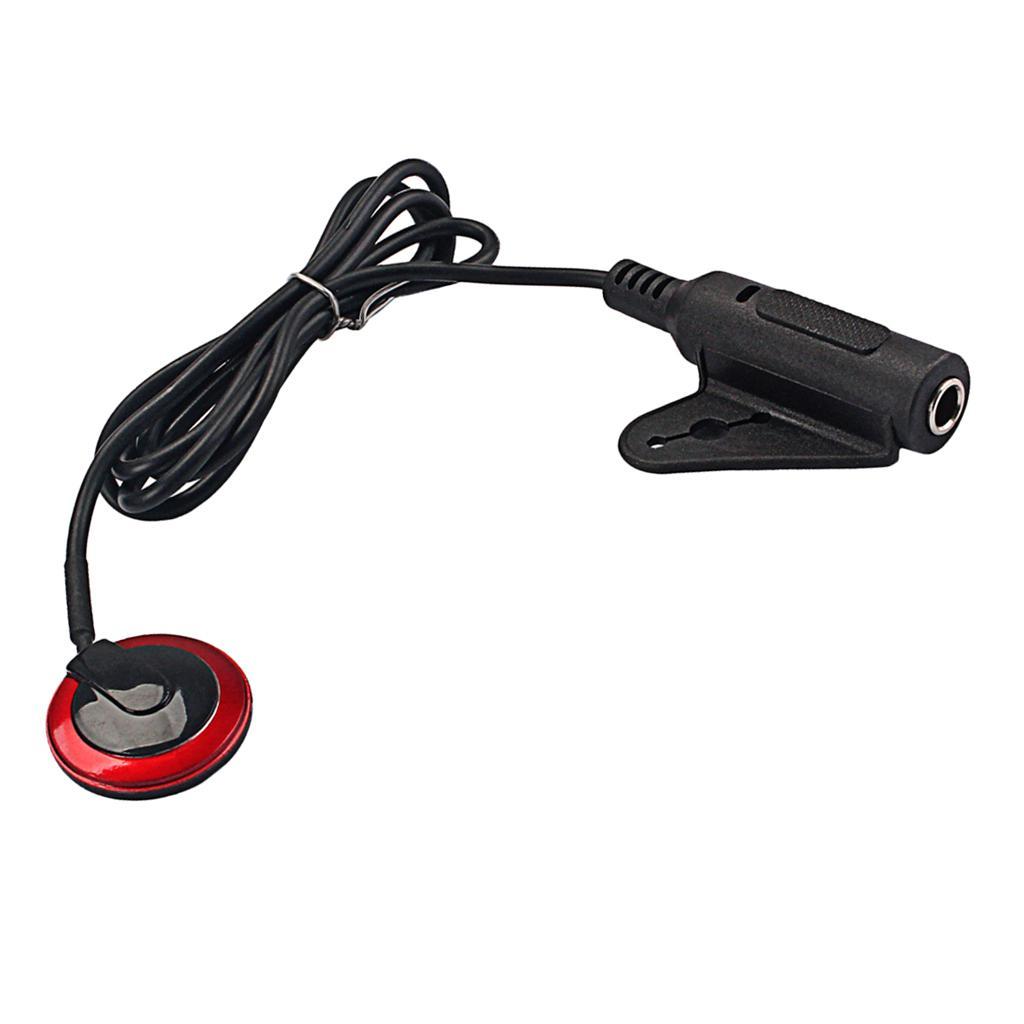 Acoustic Guitar Violin Banjo Microphone Contact Transducer Piezo Pickup