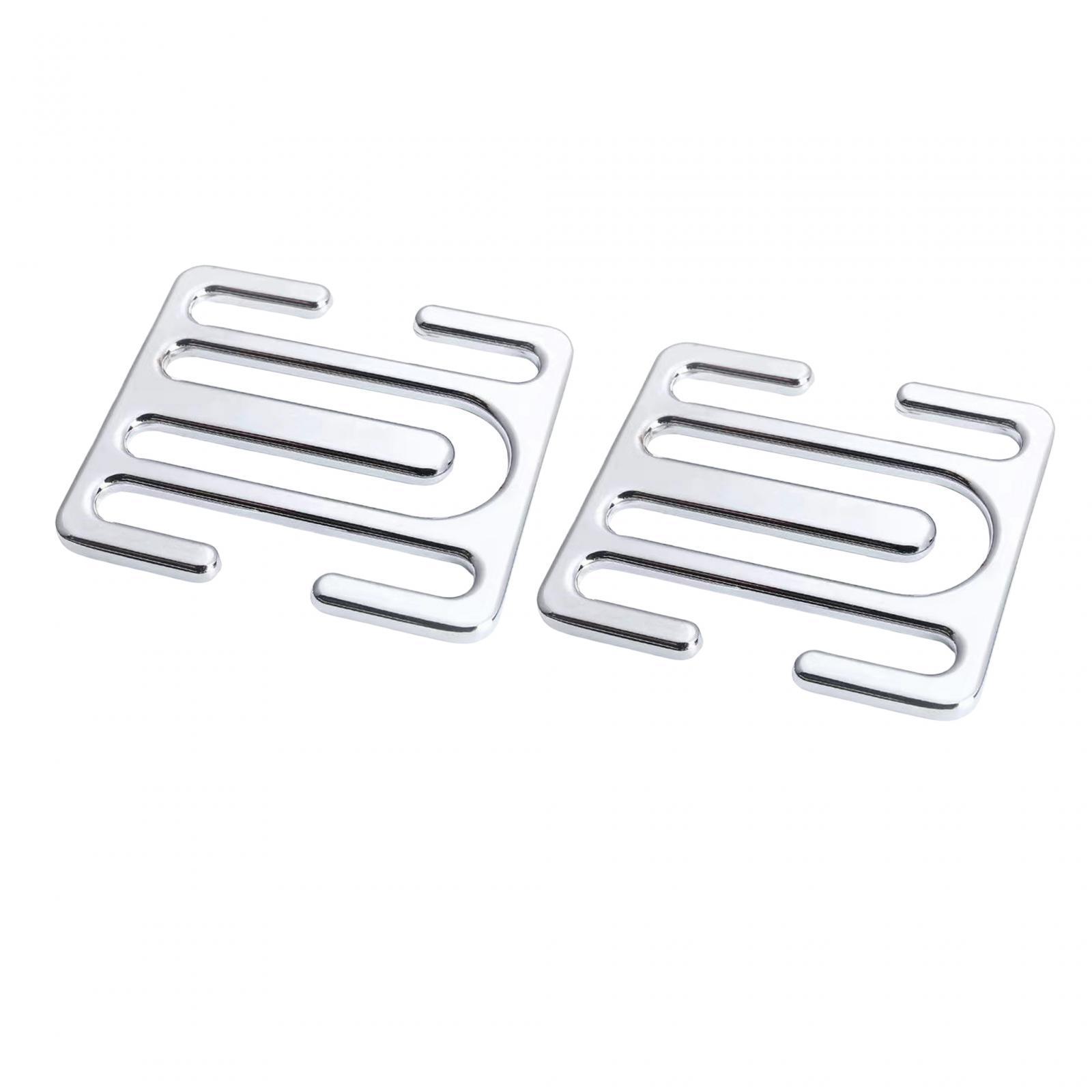 Metal Seat Belt Adjuster Vehicle Accessory Easy Installation Seat Belt Clips