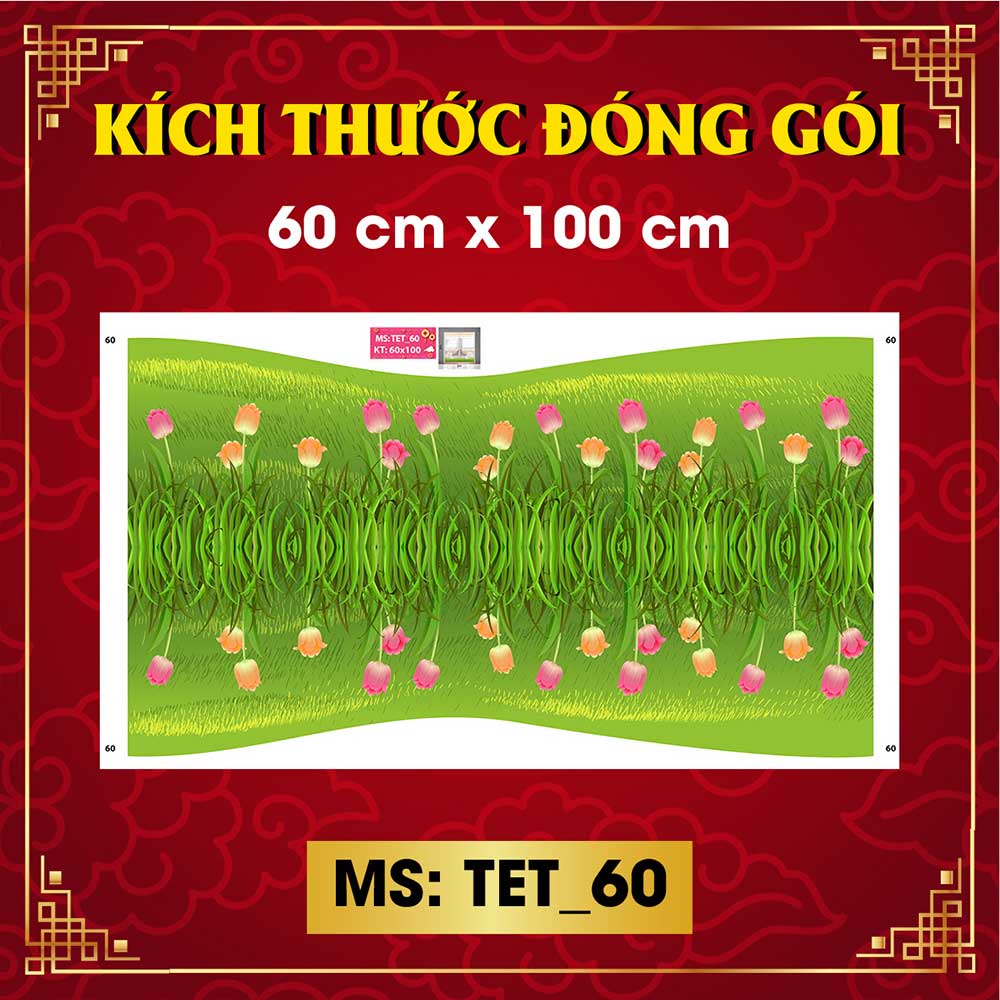 Decal trang trí tết combo số 2