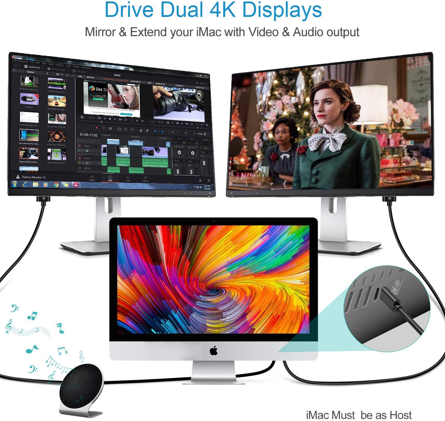 Dây cáp chuyển đổi cổng PD Type-C ra cổng HDMI chuẩn 4K dài 180cm hiệu CHOETECH CH009 cho điện thoại Macbook - Hàng chính hãng