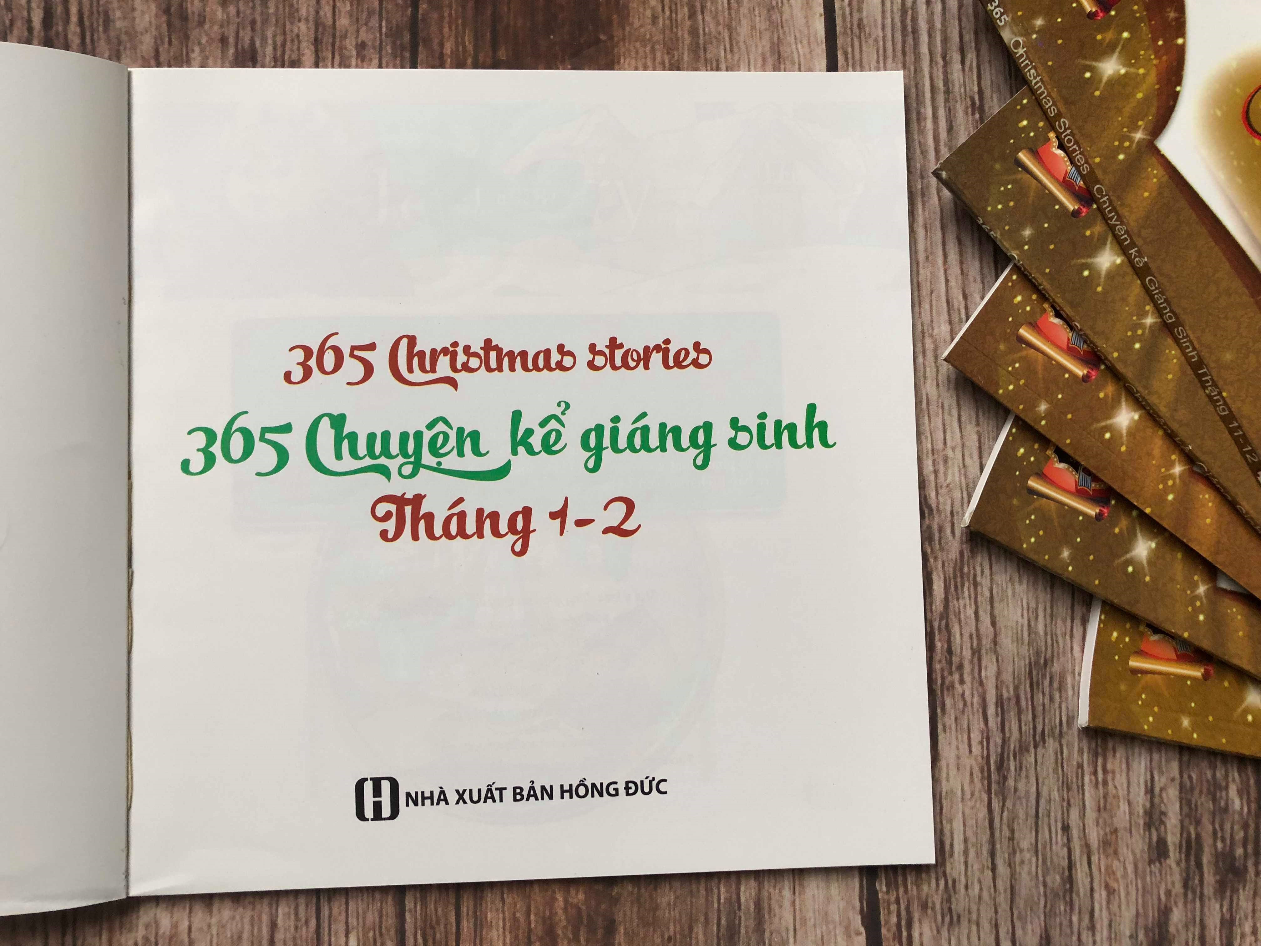 Combo 365 Chuyện Kể Giáng Sinh - Song Ngữ Anh - Việt (Trọn Bộ 6 Cuốn)