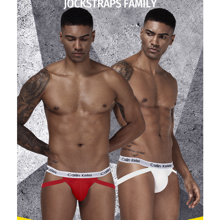 Quần lót nam lọt khe cạp trễ Cailin Kelei Jockstrap phối dây