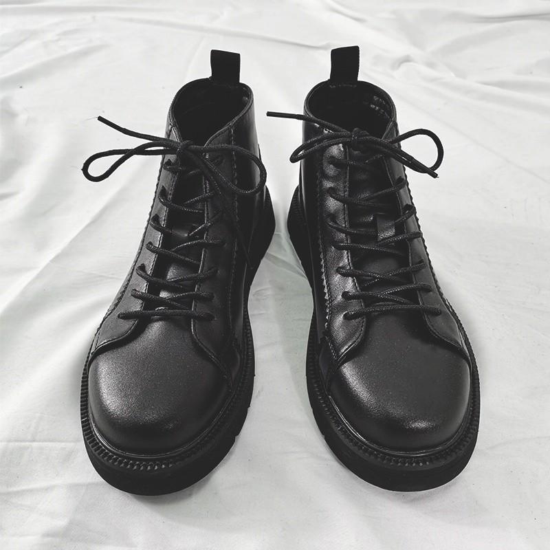 Giày Martin boots phong cách Harajuku của Nhật (đế cao 5cm.)