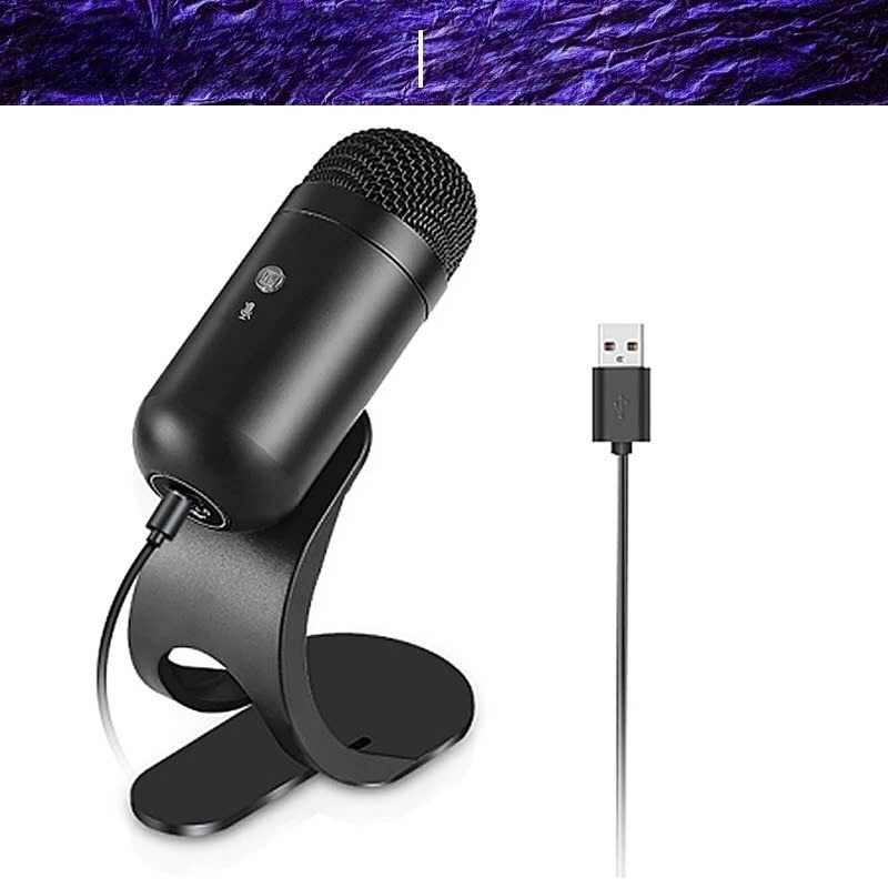 Micro USB Mini Mic Thu Âm Podcast Livestream Radio Microphone Phòng Thu Studio Karaoke SoloCast Cắm Máy Tính Bàn Laptop Chat Voice Học Online Chơi – Hàng Nhập Khẩu