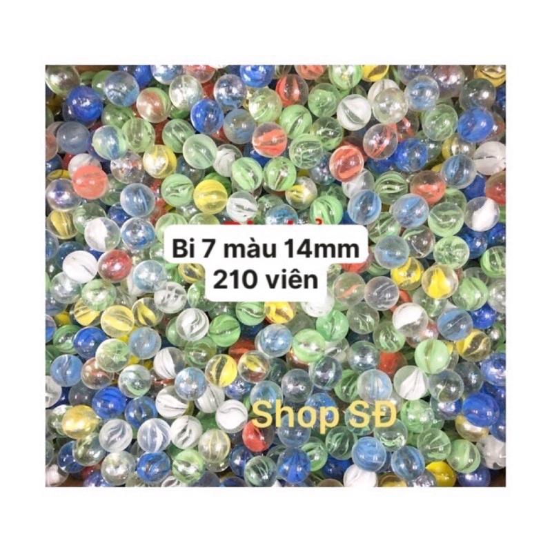 bi nhỏ 7 màu 16mm - 350 viên