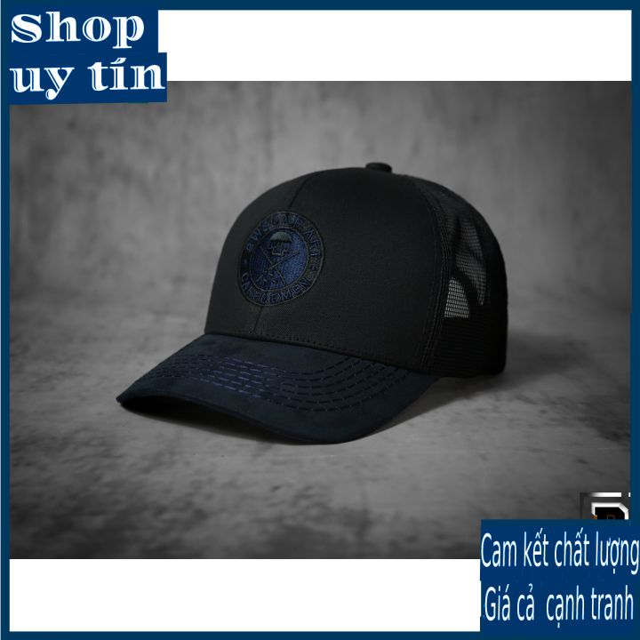 Freeship - MŨ/NÓN KẾT LƯỠI TRAI B THÊU CÁ TÍNH THỜI TRANG NAM NỮ CAO CẤP