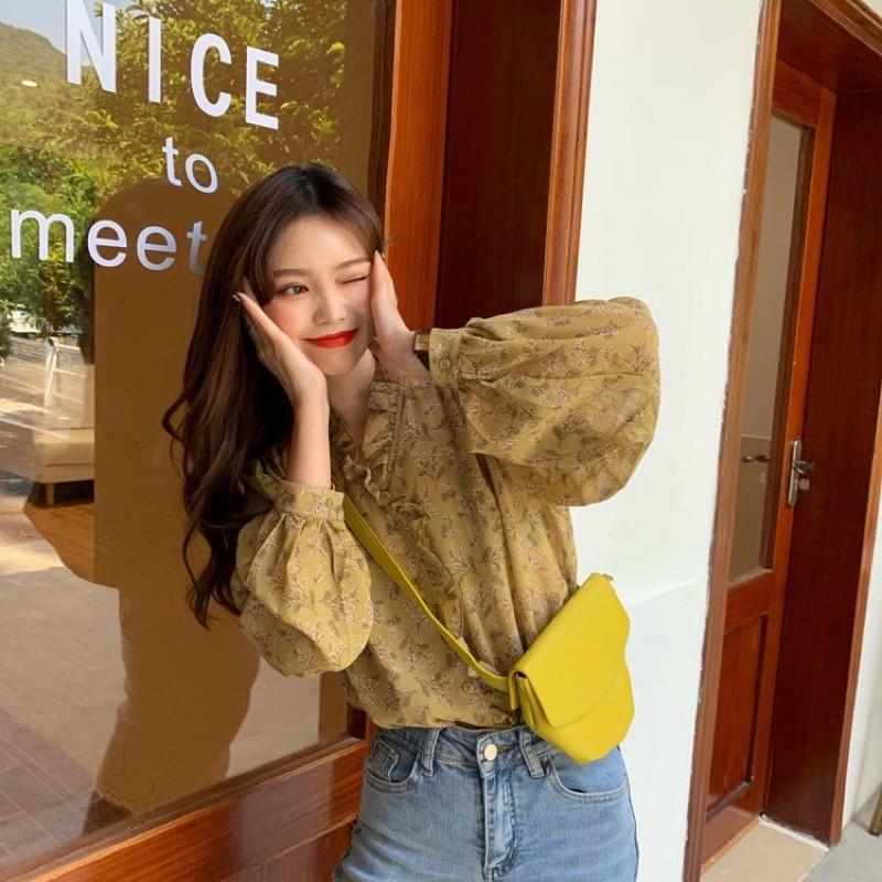 Áo Sơ Mi Voan Bèo Cực Xinh